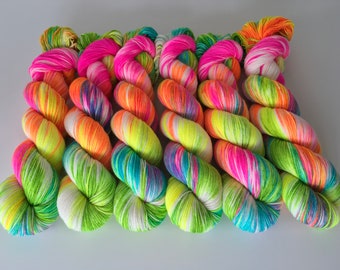 80's Revival Hand Dyed Yarn