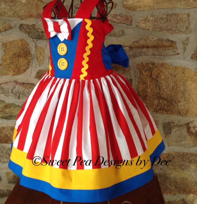 Girls Carnival Dress Circus Birthday Outfit Themed Party Etsy