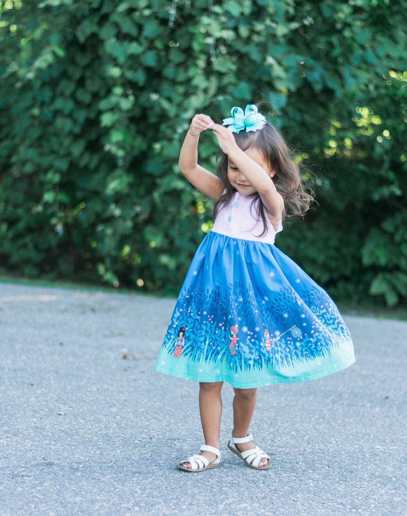 Firefly Dress Girls Baby Summer Dress Birthday Party Dress Etsy