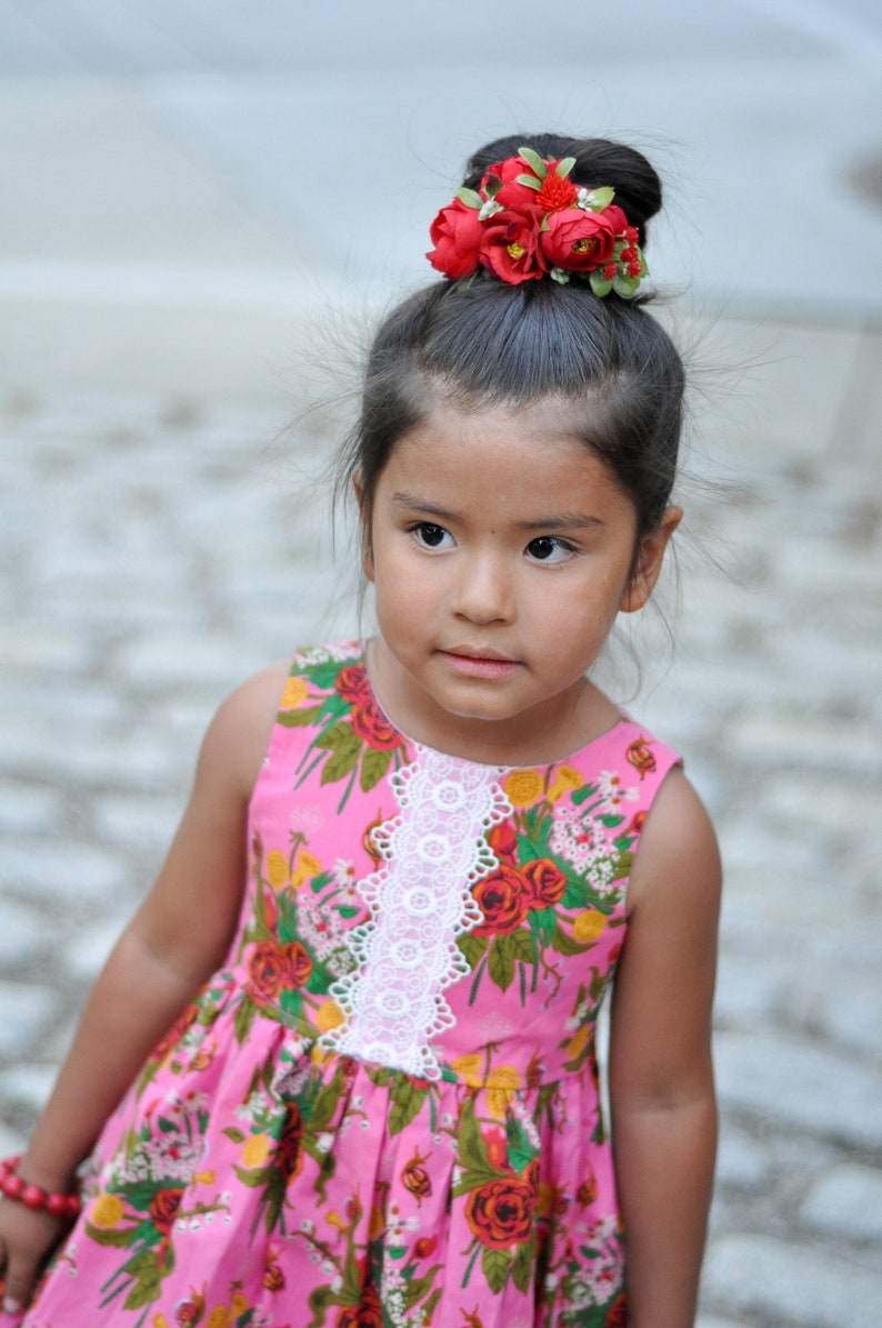 Easter dress,Floral sundress special occasion dress toddler dress pink dress girls clothing, Summer dress girls sundress