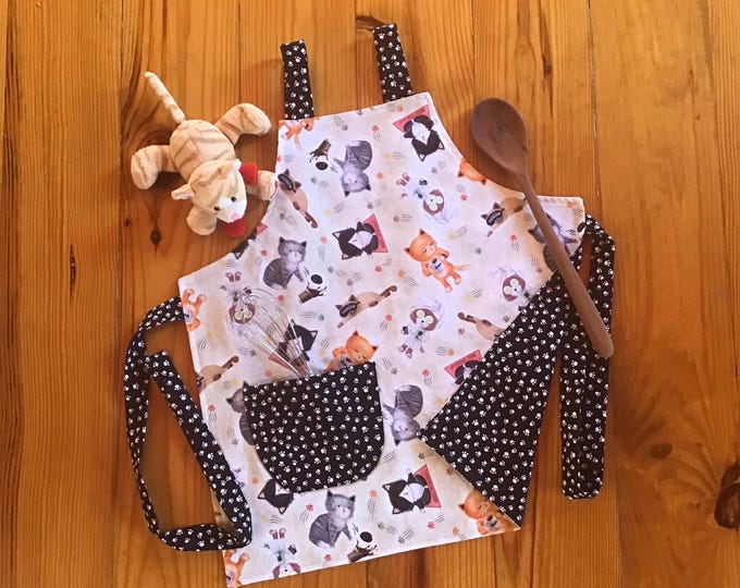 Little Helper Apron- Cat