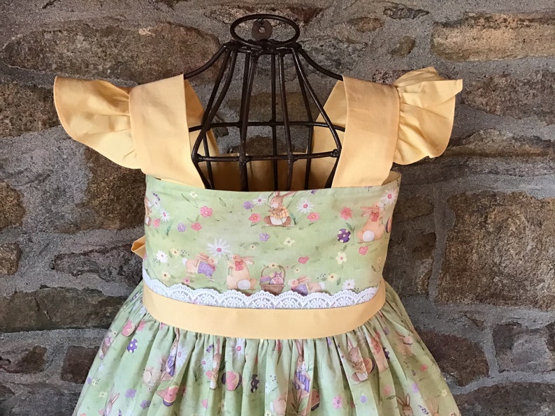 Girls Easter bunny dress toddler Easter dress Spring dress Etsy
