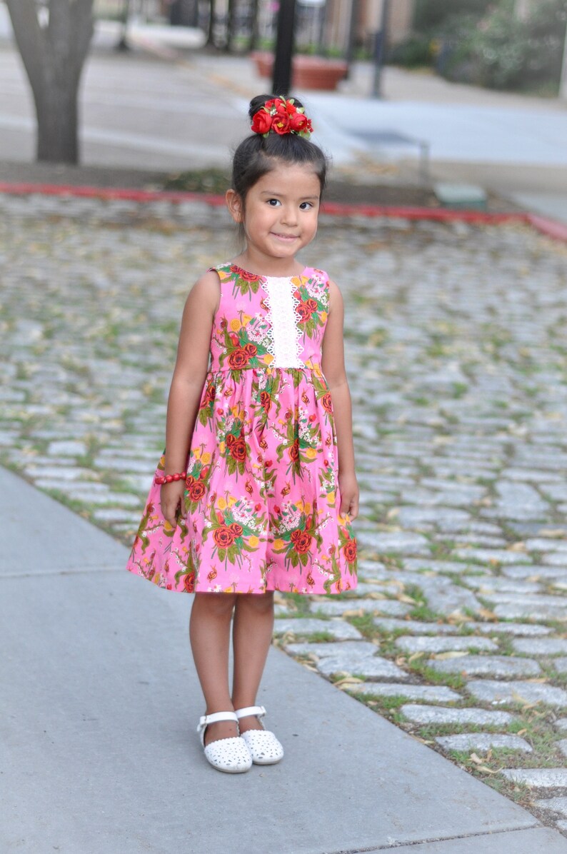 Easter dress,Floral sundress special occasion dress toddler dress pink dress girls clothing, Summer dress girls sundress