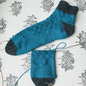 Olivia Socks Gebreid patroon: alleen pdf-download