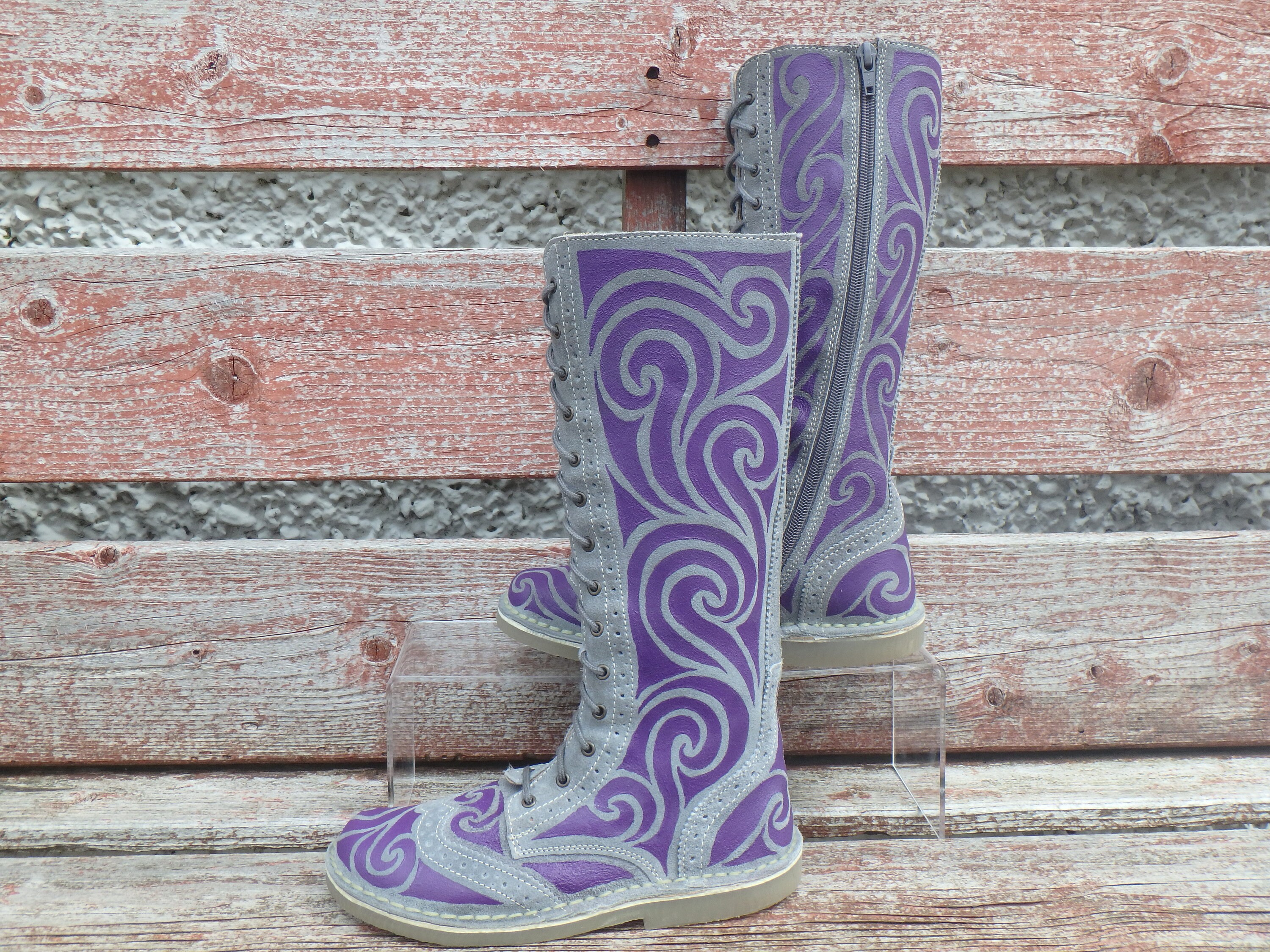 lavender boots for sale