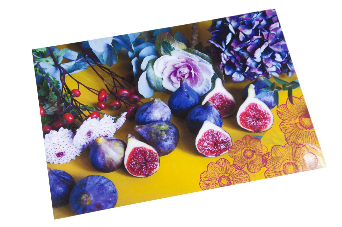 Set de Table Plastifié Photo Figues et Hortensia