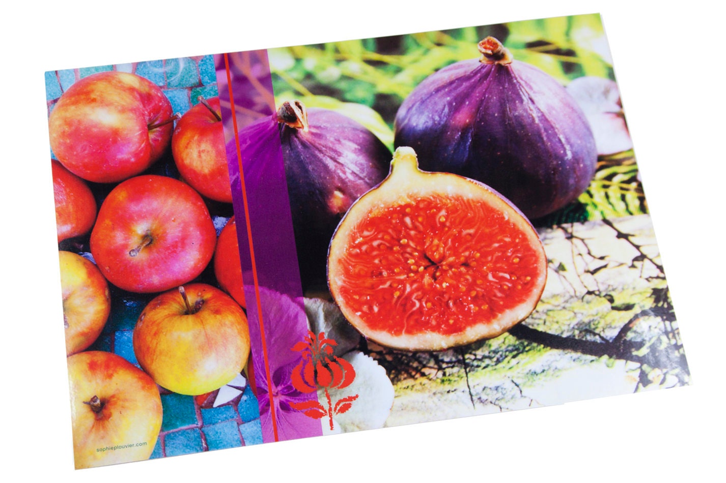Set de Table Plastifié Photo Figues et Pommes