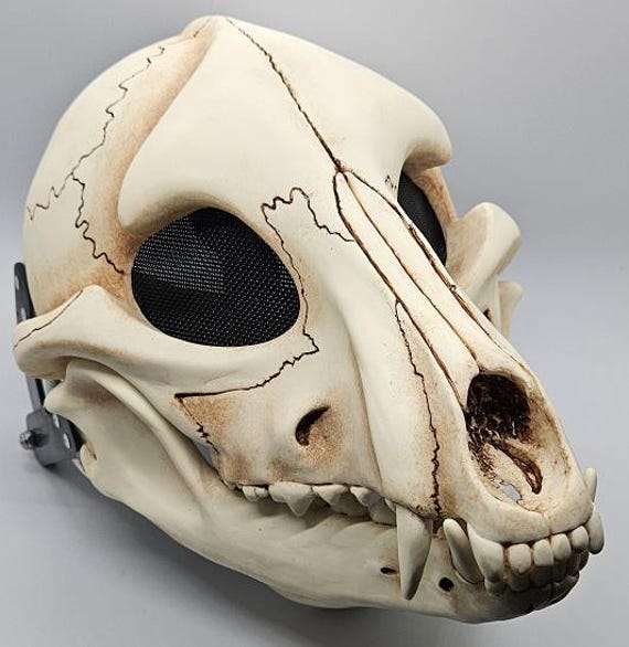 The ORIGINAL Skulldog! Hand Cast Resin Skeletal K9 Mask - Etsy