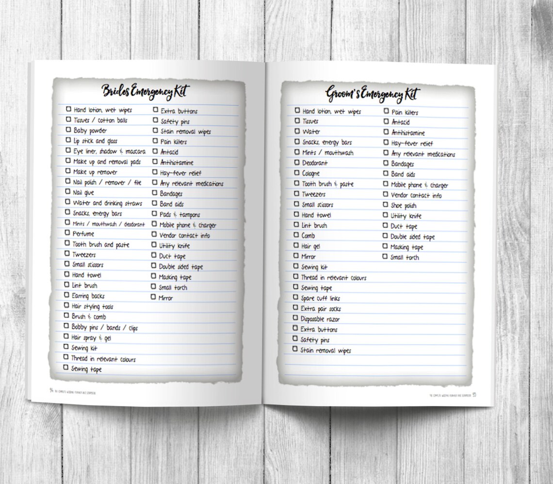 Wedding Planning Made Easy The Complete Planner And Scrapbook | Etsy