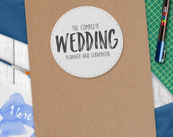 Wedding Planner - Ultimate Wedding Organiser with Kraft style Cover