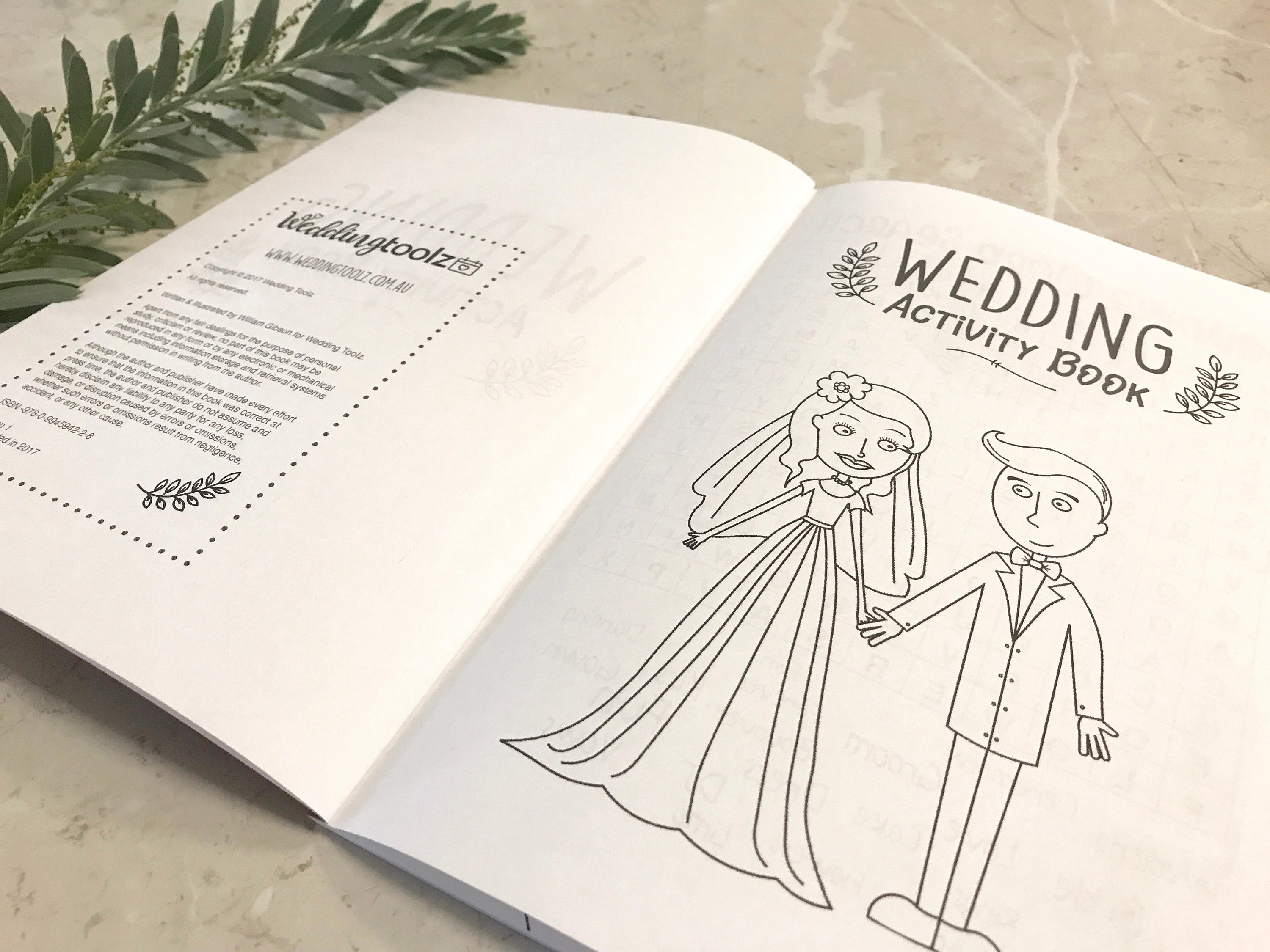 Children's Wedding Activity Book Kid's Fun Wedding - Etsy