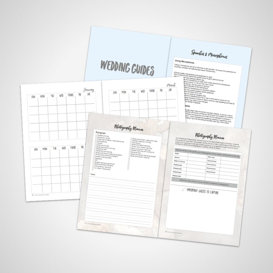 Wedding Planner Book, Wedding Organizer Print at Home Digital Download ...