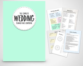 Wedding Planner- Printable DIY Wedding binder Folder printable