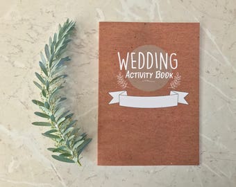 Children's Wedding Activity Book- Kid's fun wedding activity book for the children at your wedding