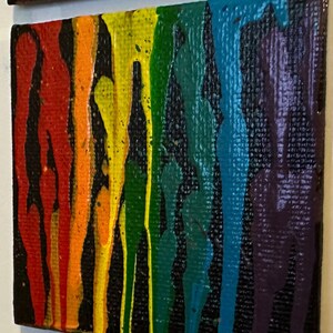 God&#39;s Promise - Rainbow Handpainted Magnet