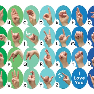 ABCs of Salvation Alphabet Sign Language Cards image 1