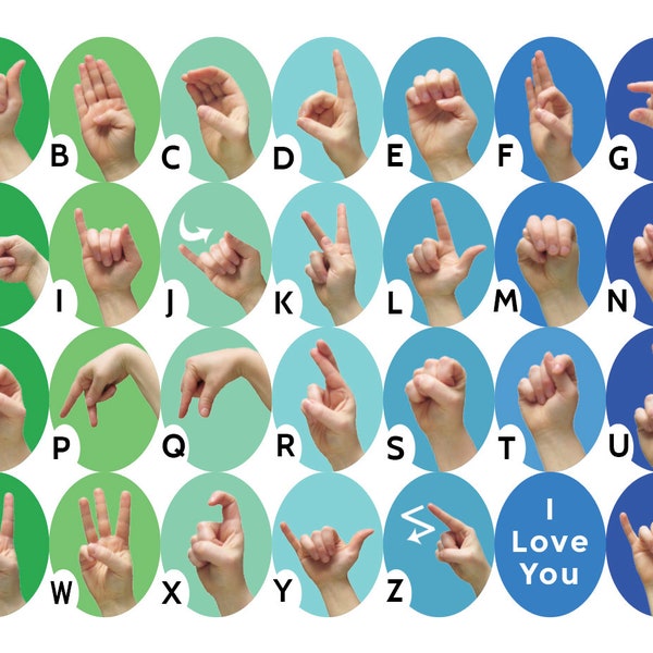 ABCs of Salvation - Alphabet Sign Language Cards