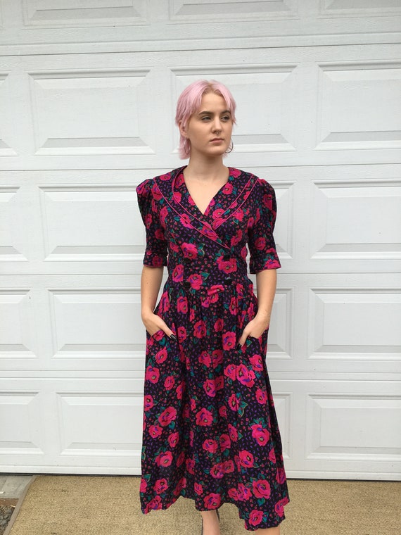 Vintage floral dress