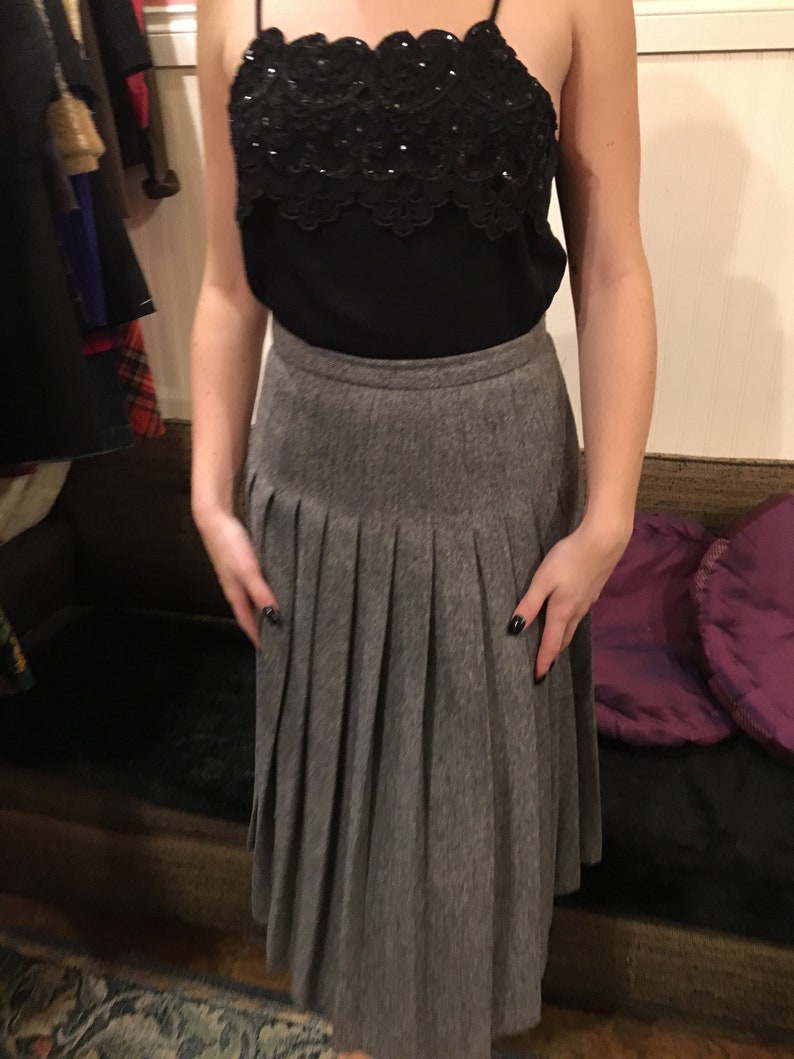 Brooks Brothers Wool Skirt gray size XS