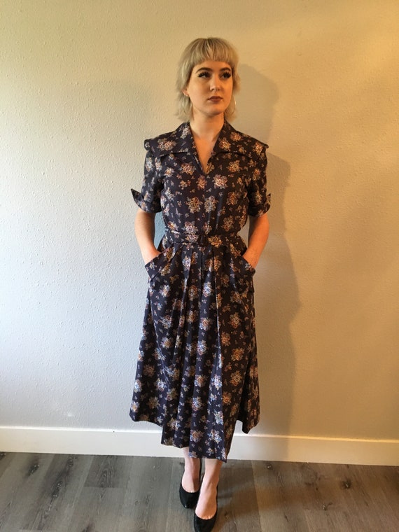 1940s vintage dress size large