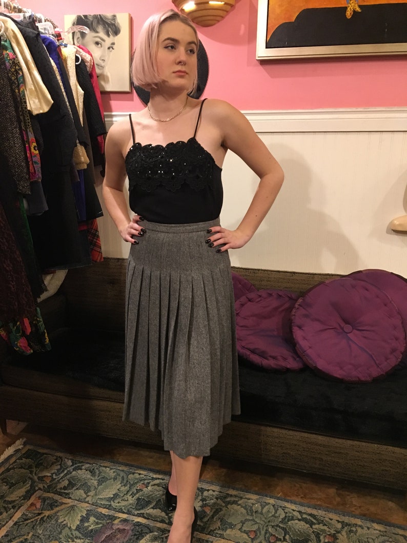 Brooks Brothers Wool Skirt gray size XS