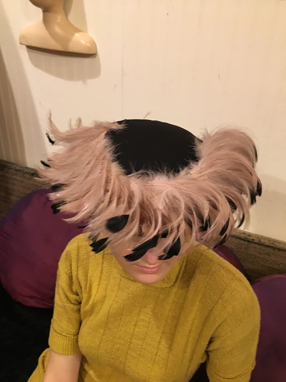 1940s leonard feather hat /