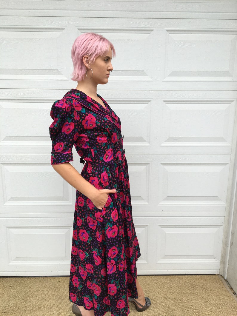 Vintage floral dress