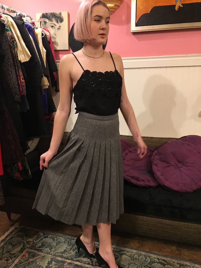 Brooks Brothers Wool Skirt gray size XS