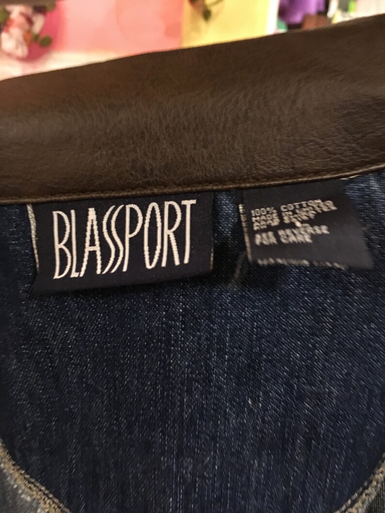 Denim jacket Bill Blass