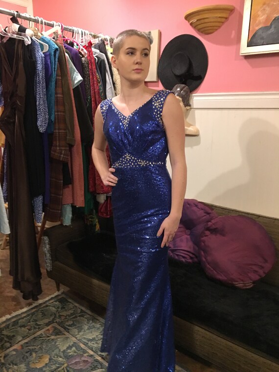 Vintage glamour dress / size xs /