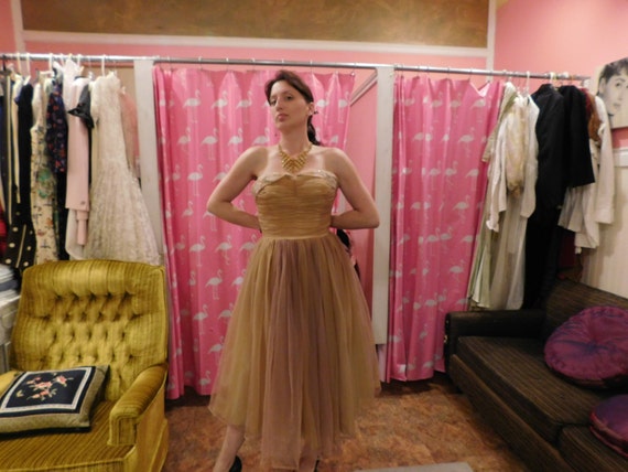 1940- 50's Tulle dress XS