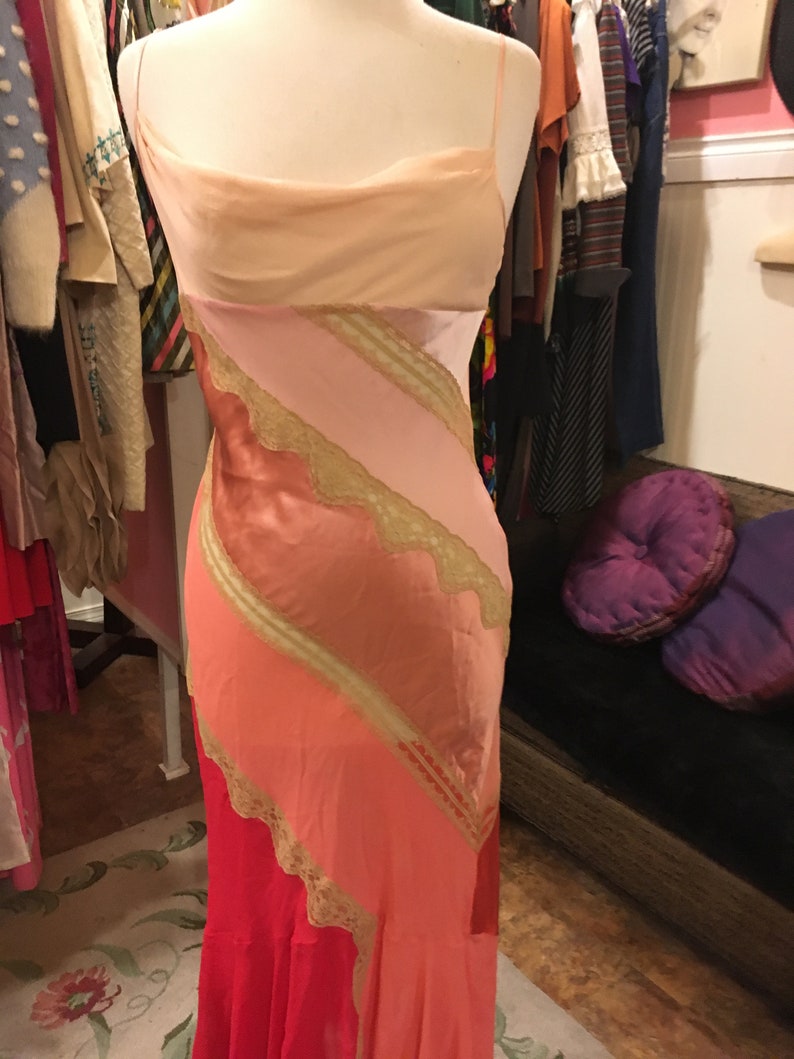 Vintage slip size small satin