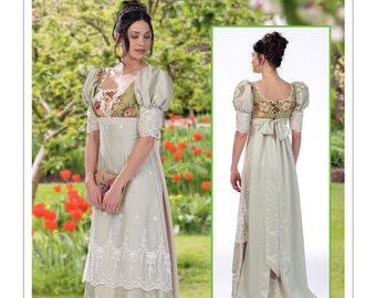 Regency Sewing Patterns | Bridgerton, Jane Austin McCalls Sewing Pattern M7420 $5.95 AT vintagedancer.com
