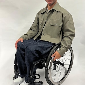 Simplicity Sewing Pattern S3019 Unisex Adaptive Shacket by Sewn Adaptive