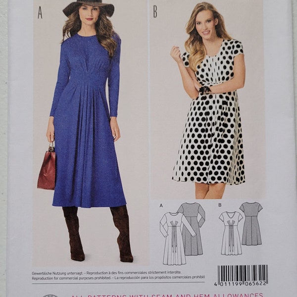OUT of PRINT Burda Style Sewing Pattern 6562 Misses Dress