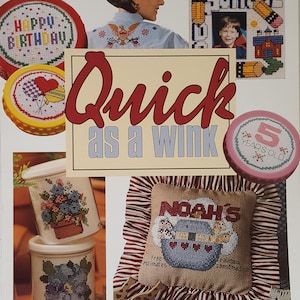 Quick as a Wink Counted Cross Stitch Instruction Book