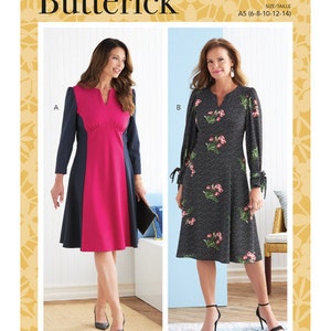 OUT of PRINT Butterick Sewing Pattern B6805 Misses&#39; Dress