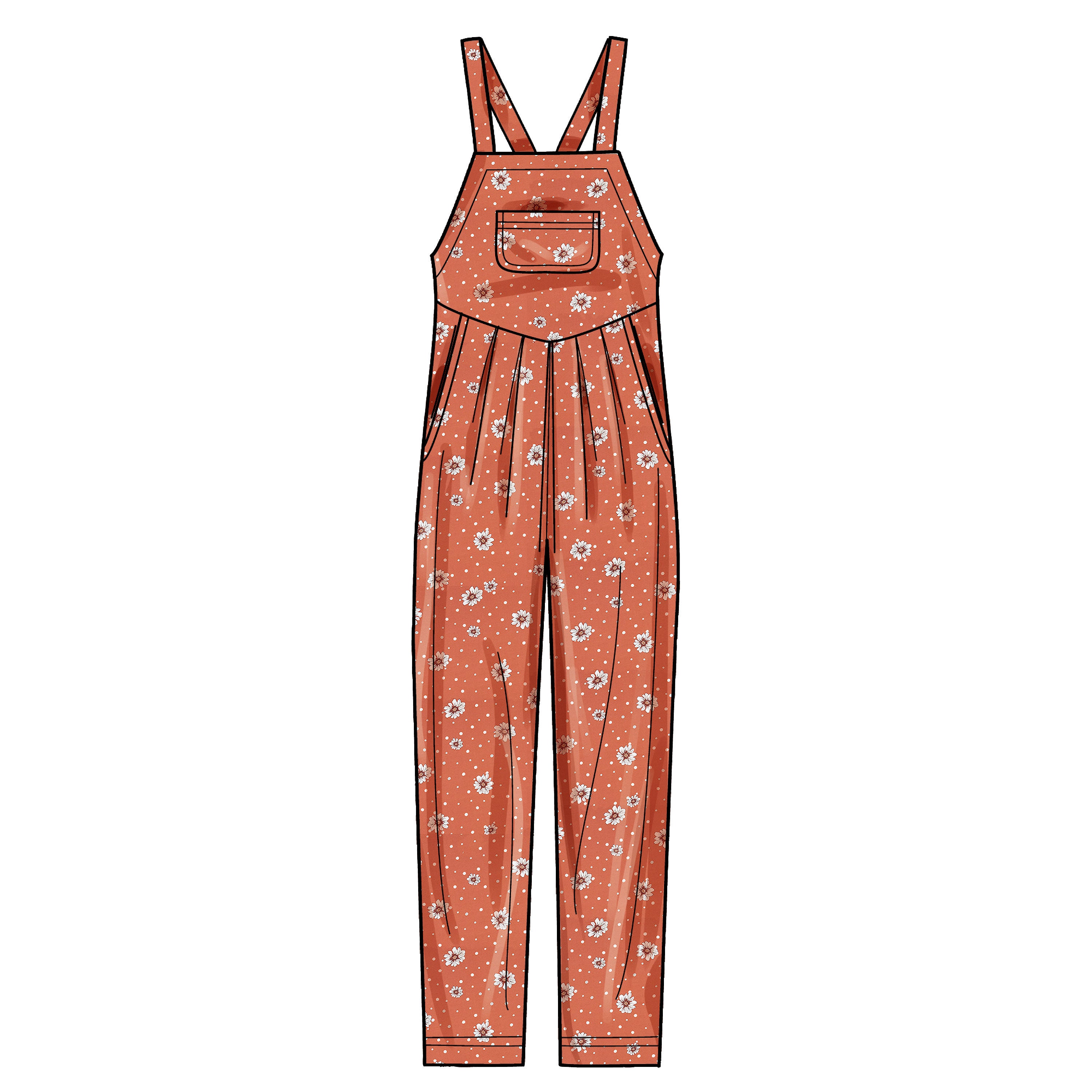 Simplicity Sewing Pattern S9382 Misses' Overall With Shaped Raised ...
