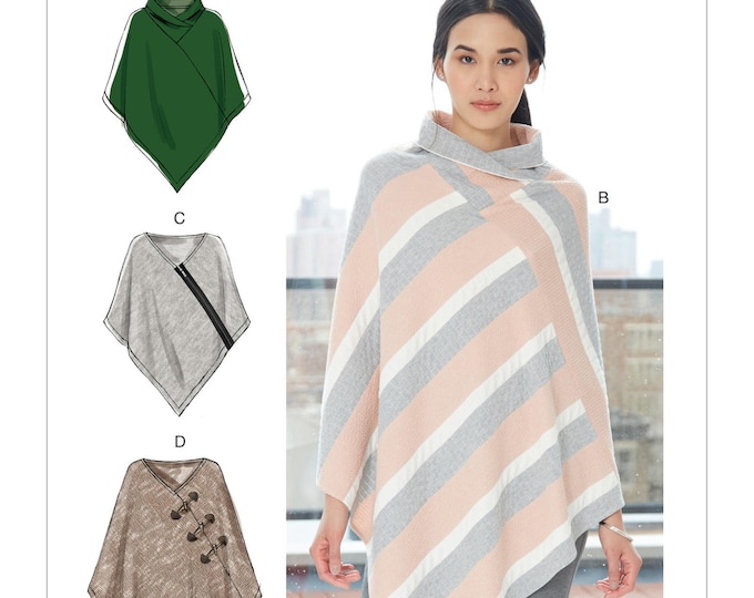 Mccall's Sewing Pattern M7846 Misses' Ponchos - Etsy
