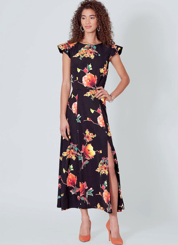 staud long black dress Staud Ellison Dress Black main image 0