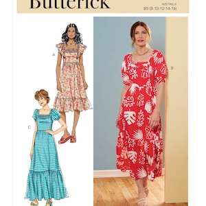 Butterick Sewing Pattern B6872 Misses&#39; Dress