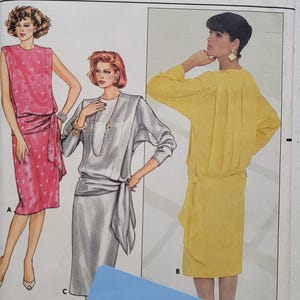 VINAGE Butterick Sewing Pattern 3337 Misses Top & Skirt