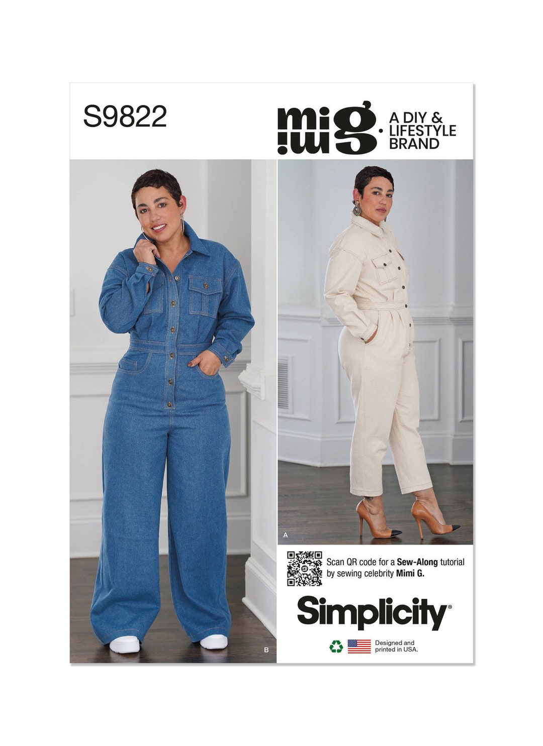 SIMPLICITY S9892 MISSES JEANS PATTERN visual data 2