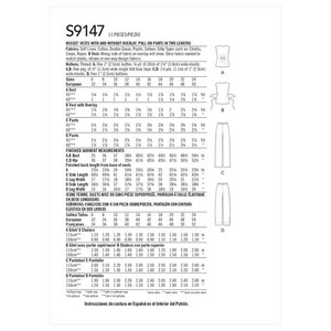 OUT of PRINT Simplicity Sewing Pattern S9147 Misses' Tops & Pants - Etsy
