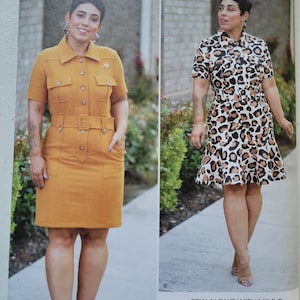 Simplicity Sewing Pattern S9463 Misses&#39; Shirt Dress with Belt