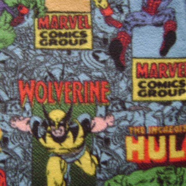 Marvel Comics Fleece Fabric by the yard