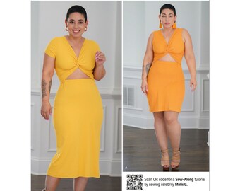 Simplicity Sewing Pattern S9778 Misses' Knit Dress in Two Lengths by Mimi G Style