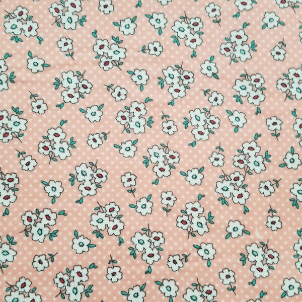 Salmon Colored Fabric Etsy