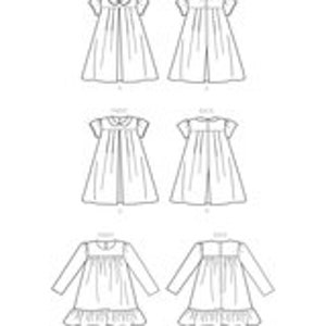 Vogue Sewing Pattern V1857 Children's and Girls' Dress - Etsy