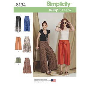 Simplicity Sewing Pattern 8134 Misses&#39; Easy-to-Sew Pants and Shorts